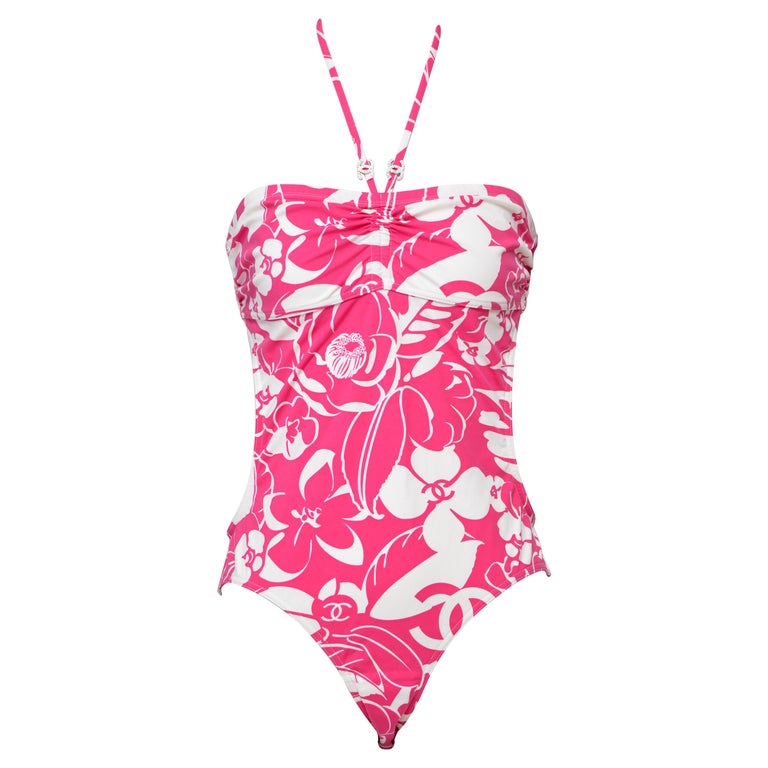 CHANEL Coco Beach Swimsuit NEW With Tags SZ 38FR at 1stDibs