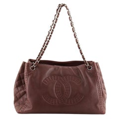 Chanel Coco Bengal Accordion Tote Calfskin Large