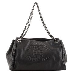 Chanel Coco Bengal Accordion Tote Calfskin Large