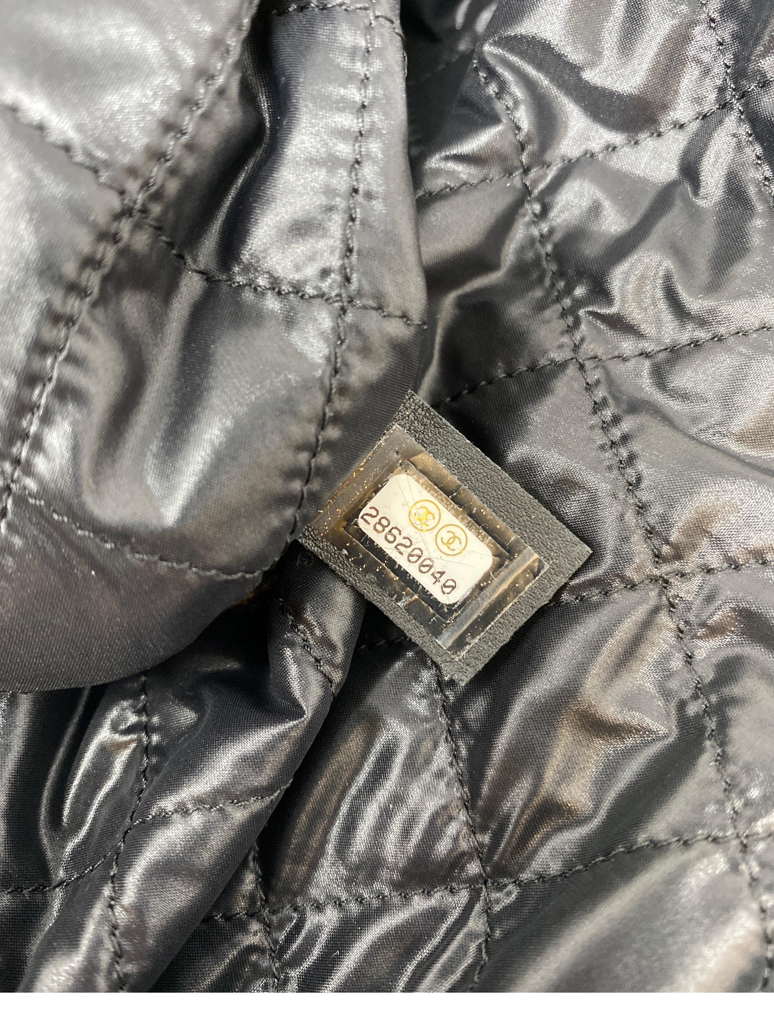 Chanel Coco Black Shearling Bum Bag 10