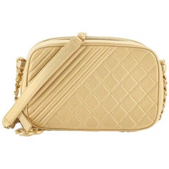 Chanel Coco Boy Camera Bag Quilted Leather Small