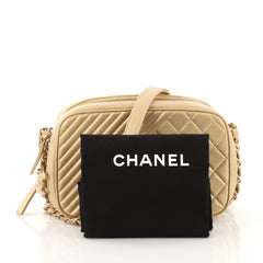 Chanel Coco Boy Camera Bag Quilted Leather Small