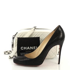 Chanel Coco Boy Camera Bag Quilted Leather Small