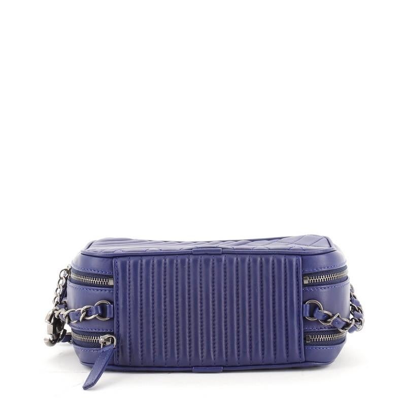 Women's Chanel Coco Boy Camera Bag Quilted Leather Small