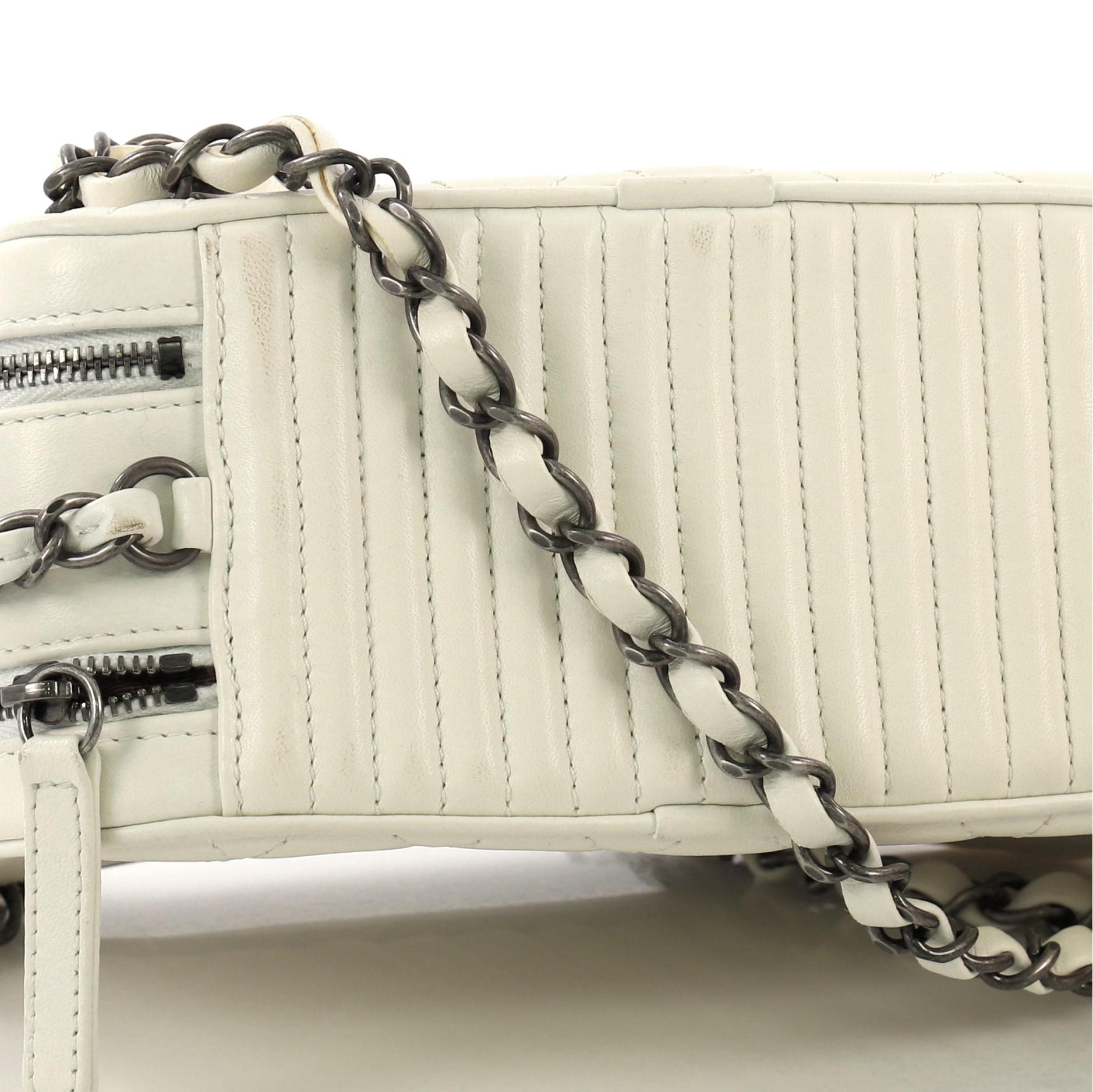 Chanel Coco Boy Camera Bag Quilted Leather Small 3