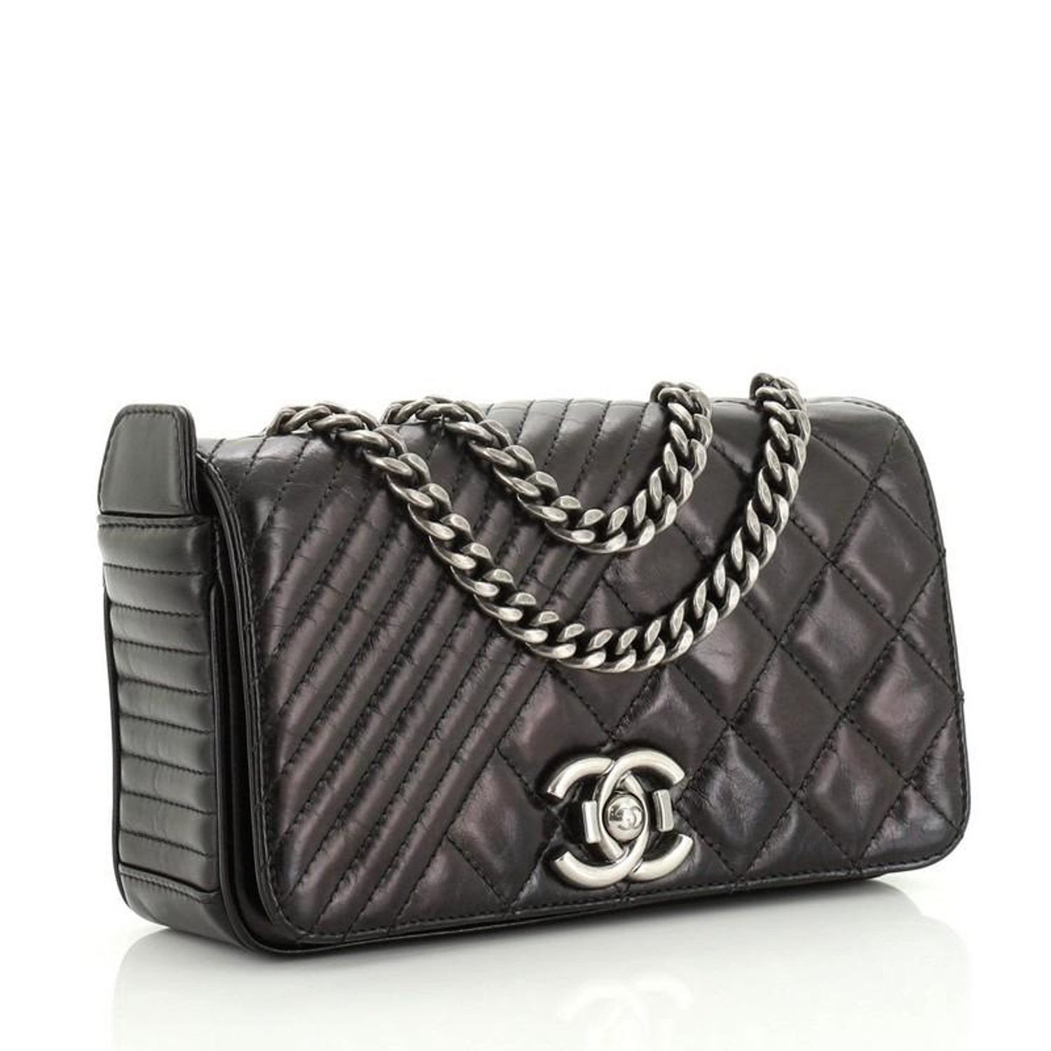 Chanel Coco Boy Flap Bag Quilted Aged Calfskin Small at 1stDibs | chanel  coco boy bag