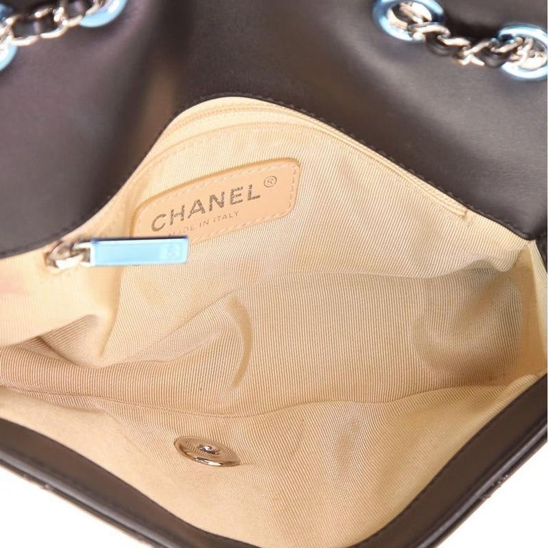 Chanel Coco Boy Flap Bag Quilted Patent Small For Sale 1