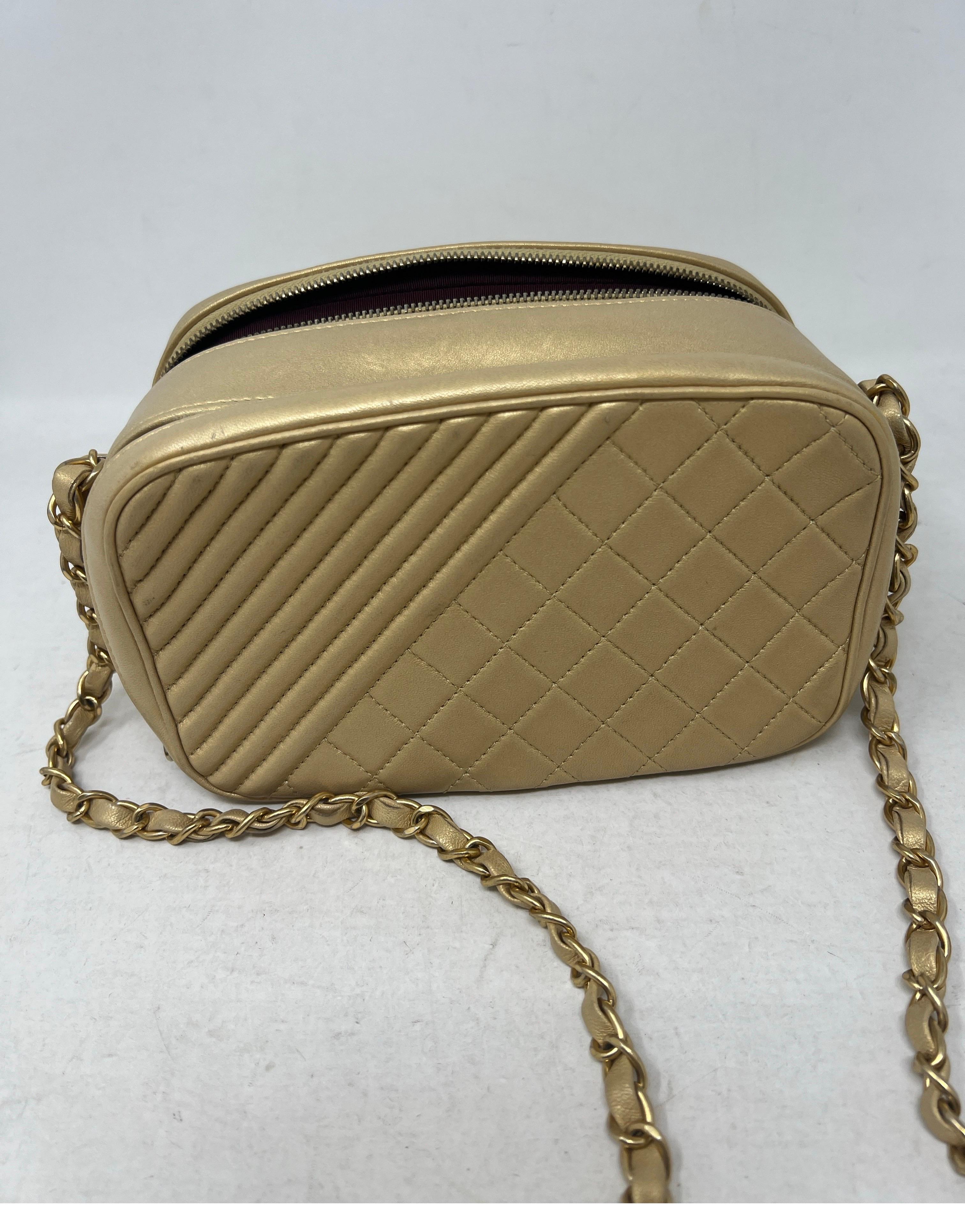 Chanel Coco Boy Gold Camera Case Bag 10