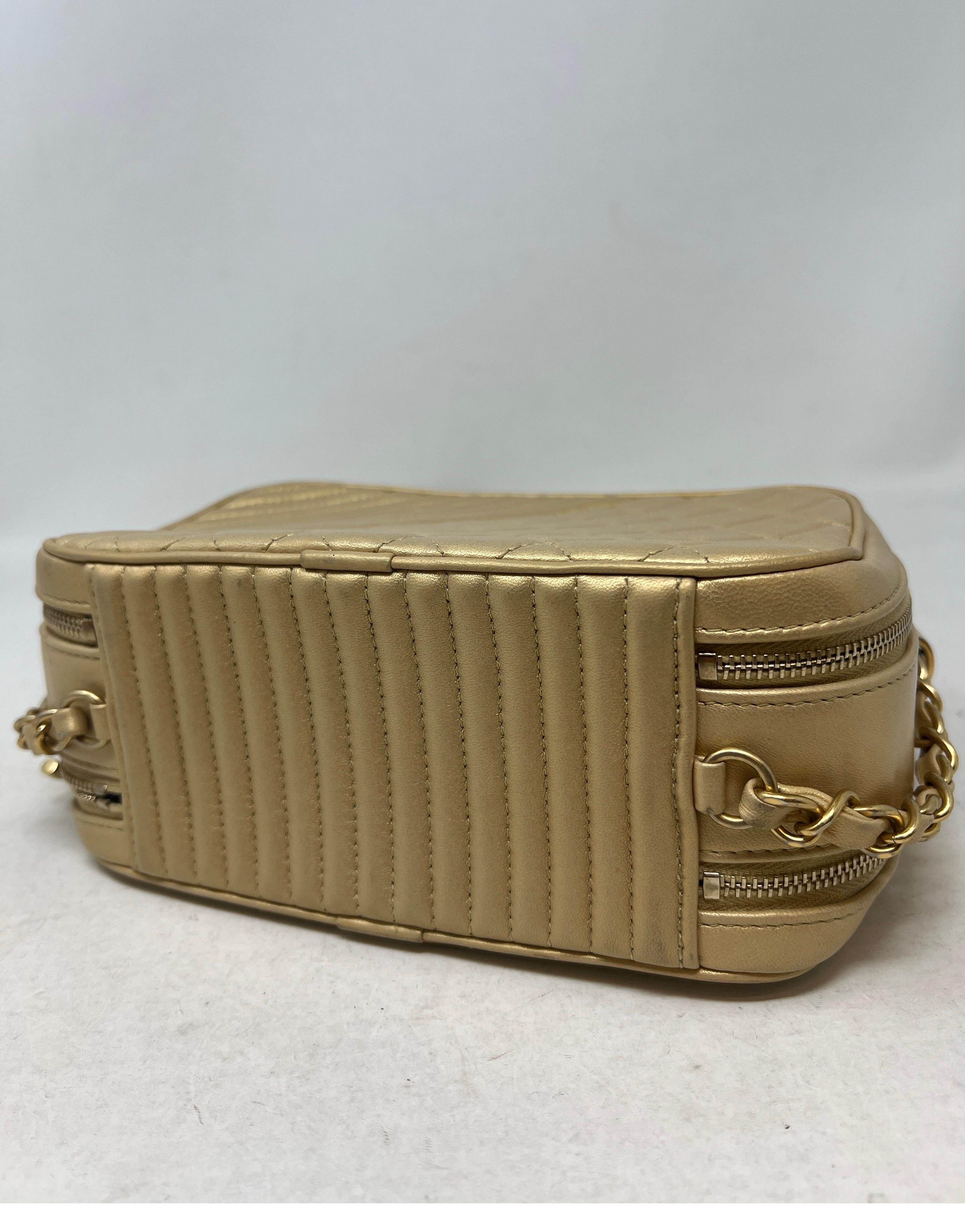 Chanel Coco Boy Gold Camera Case Bag 13
