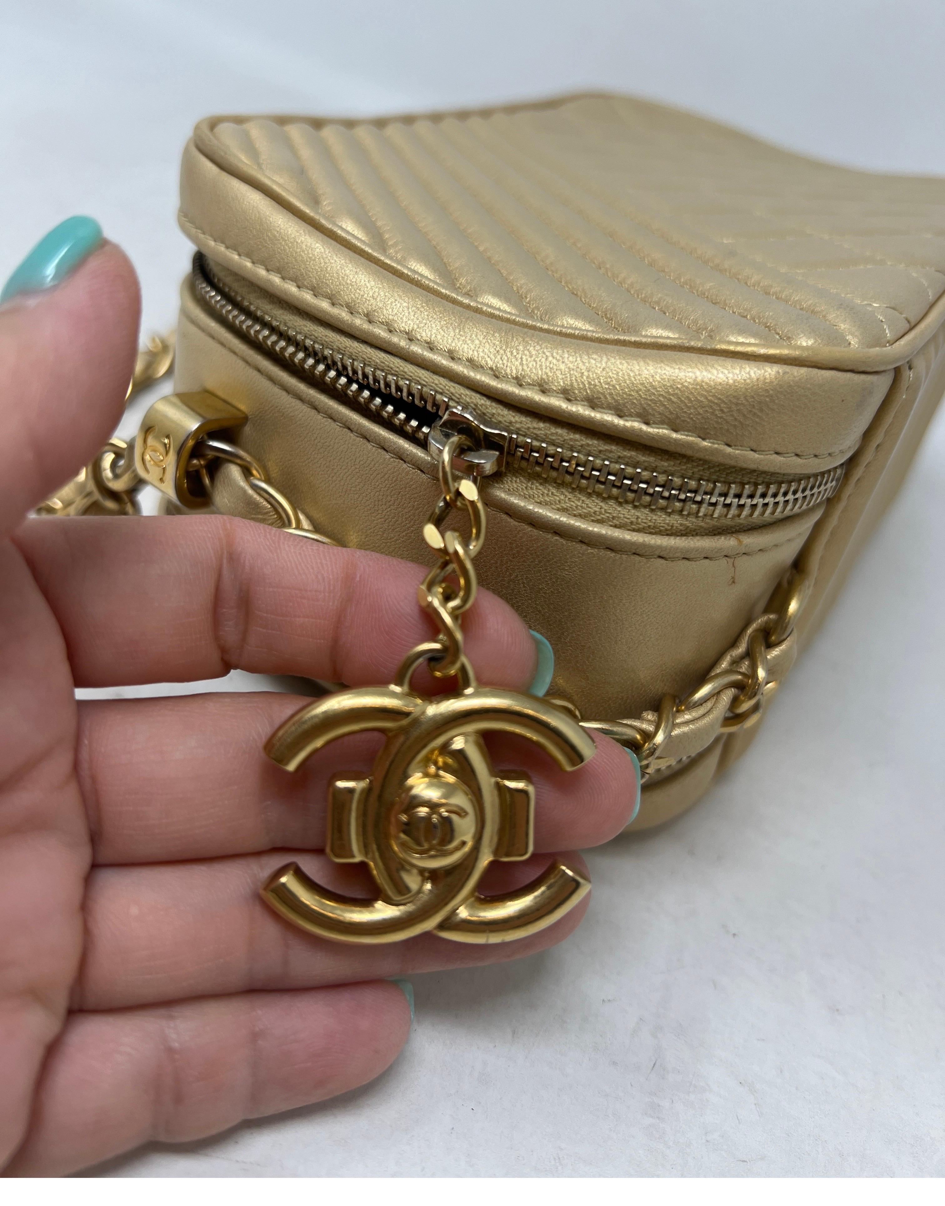 Chanel Coco Boy Gold Camera Case Bag 15