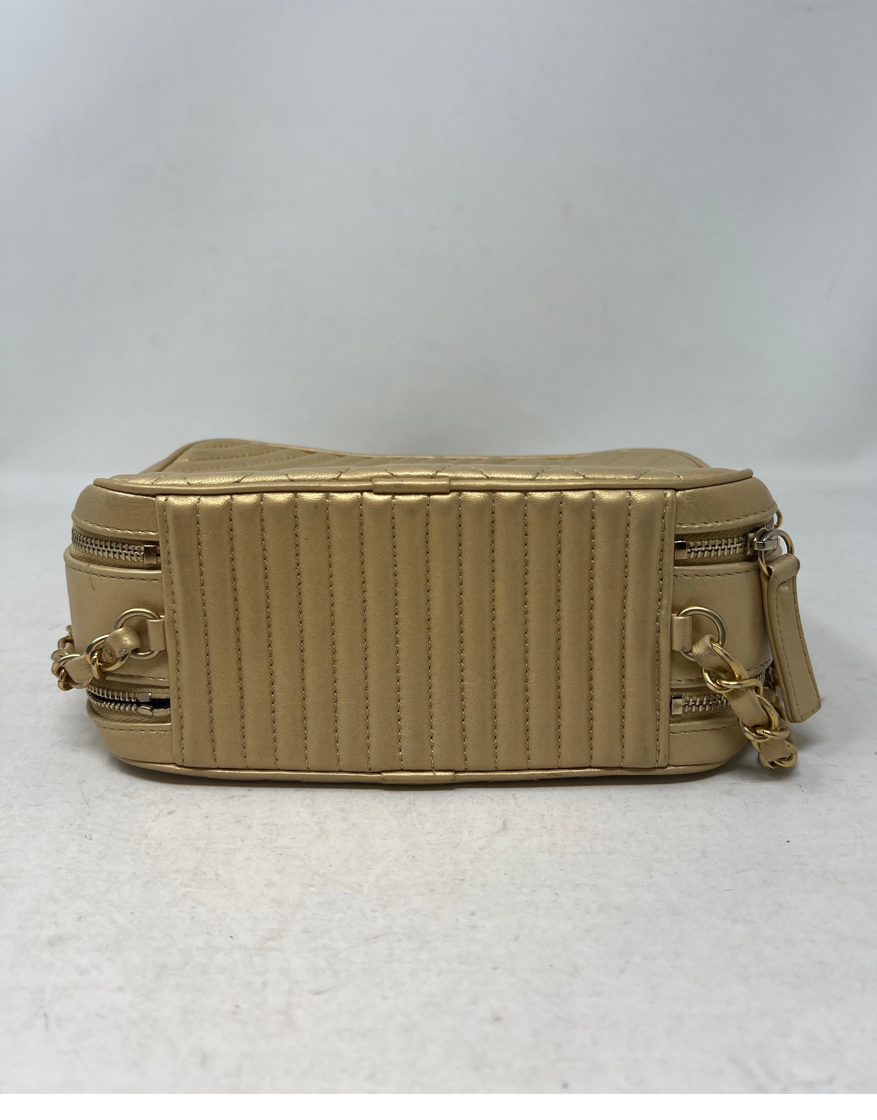 Chanel Coco Boy Gold Camera Case Bag 2