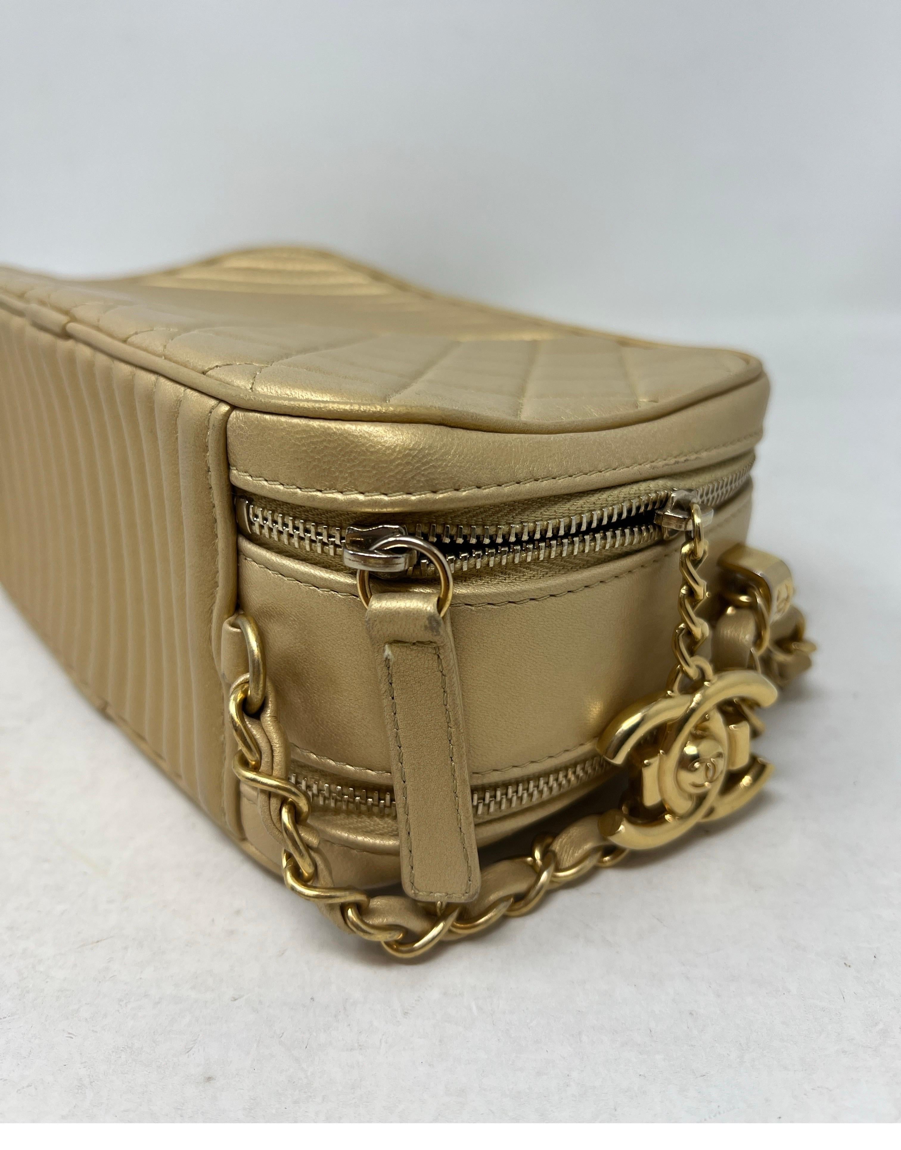 Chanel Coco Boy Gold Camera Case Bag 3