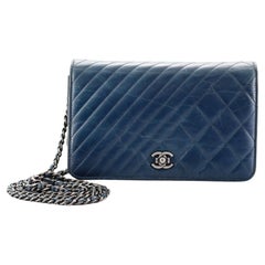 Chanel Coco Boy Wallet on Chain Quilted Aged Calfskin