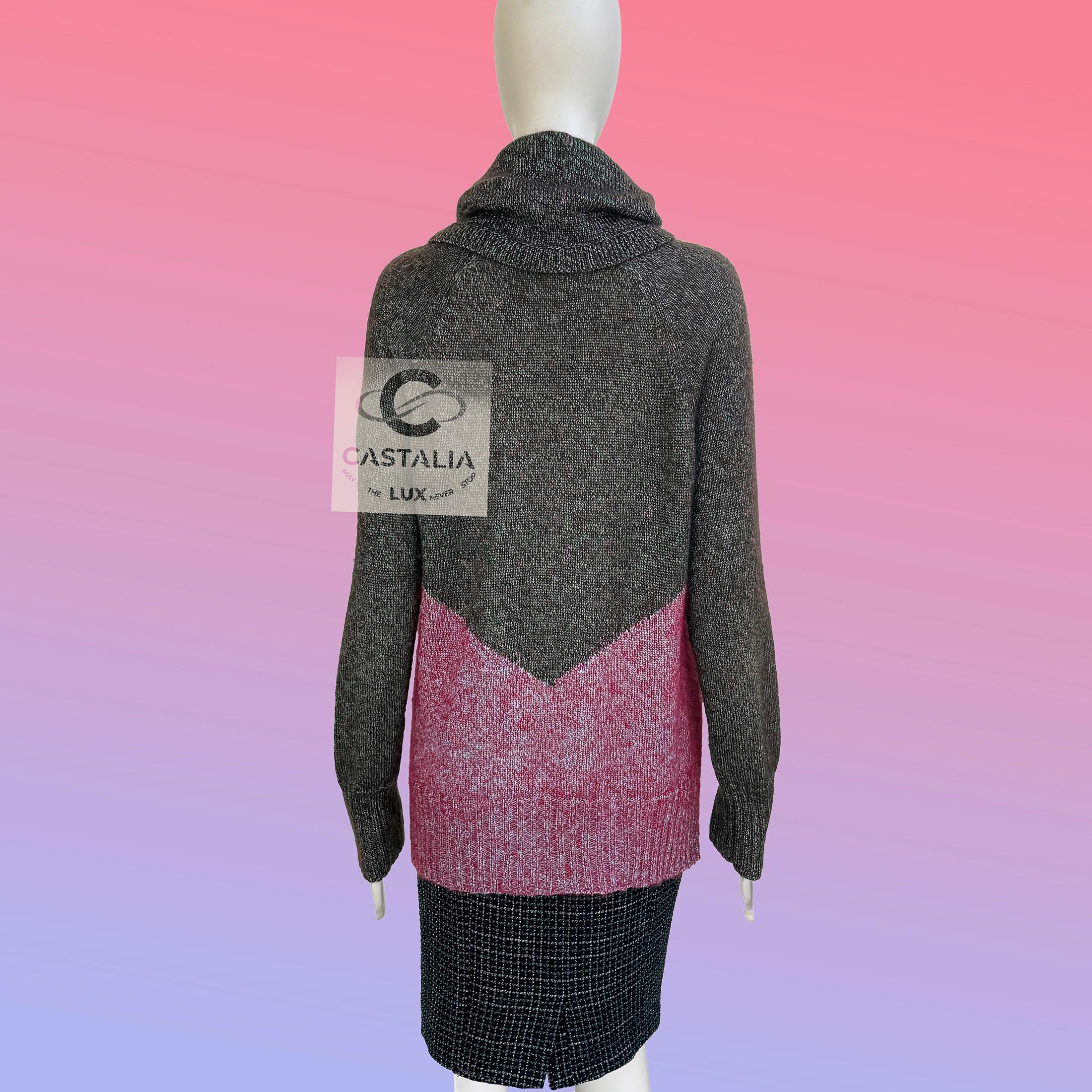 Chanel Coco Brasserie Artisanal Seidenpullover 38 FR im Angebot 9