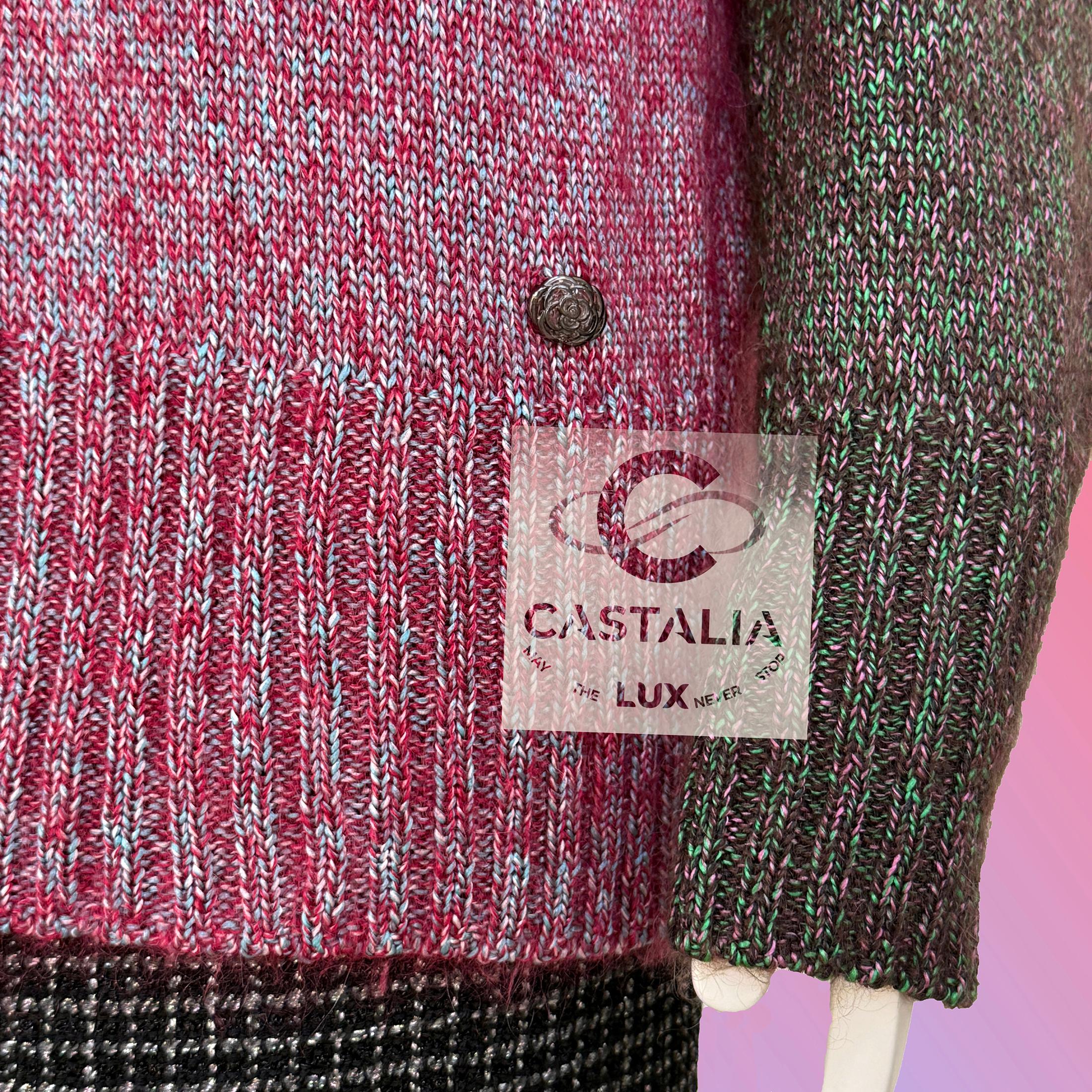 Chanel Coco Brasserie Artisanal Seidenpullover 38 FR im Angebot 2