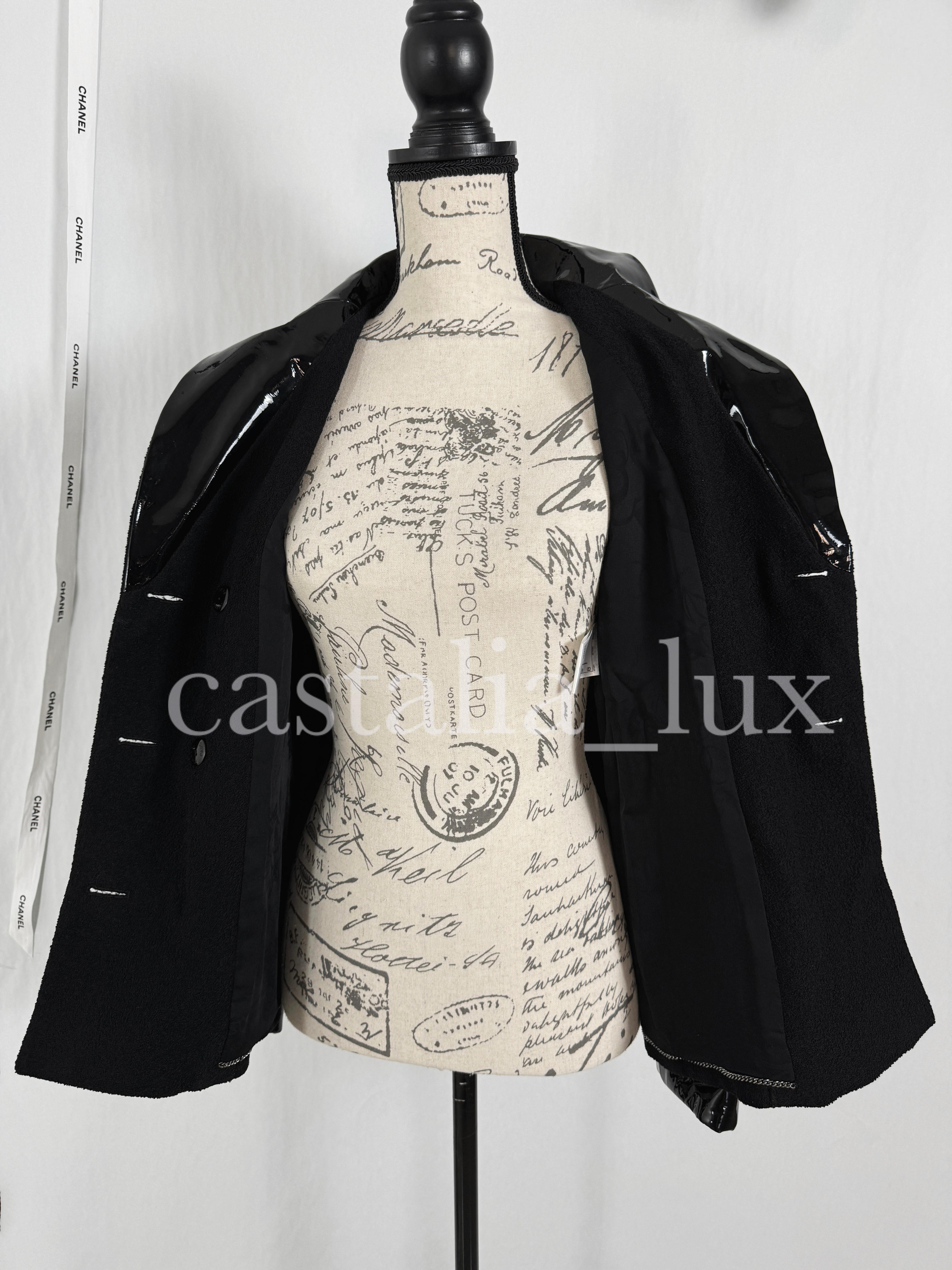Chanel Coco Brasserie CC Camellias Black Tweed Jacket 9