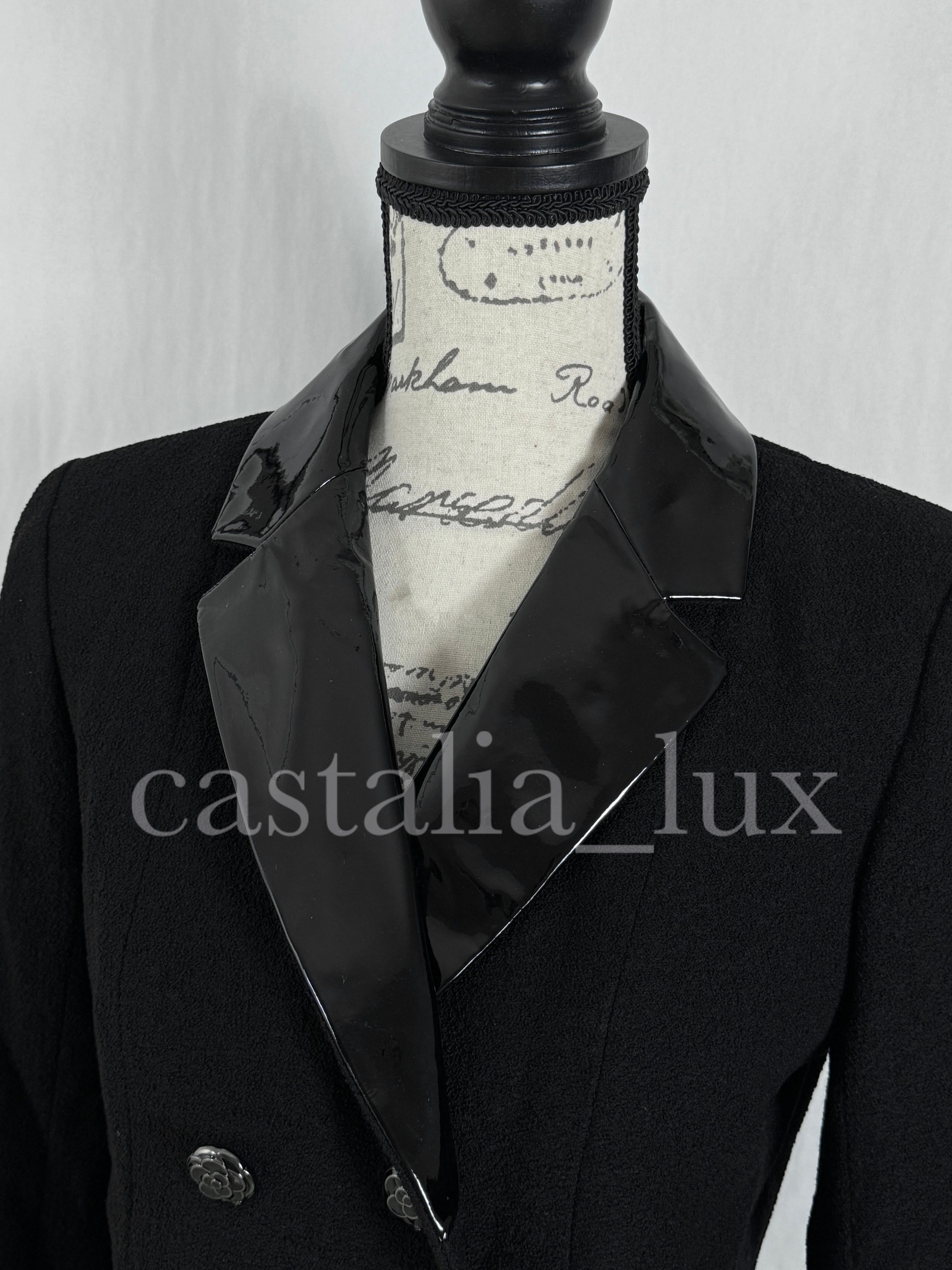 Chanel Coco Brasserie CC Camellias Black Tweed Jacket 3
