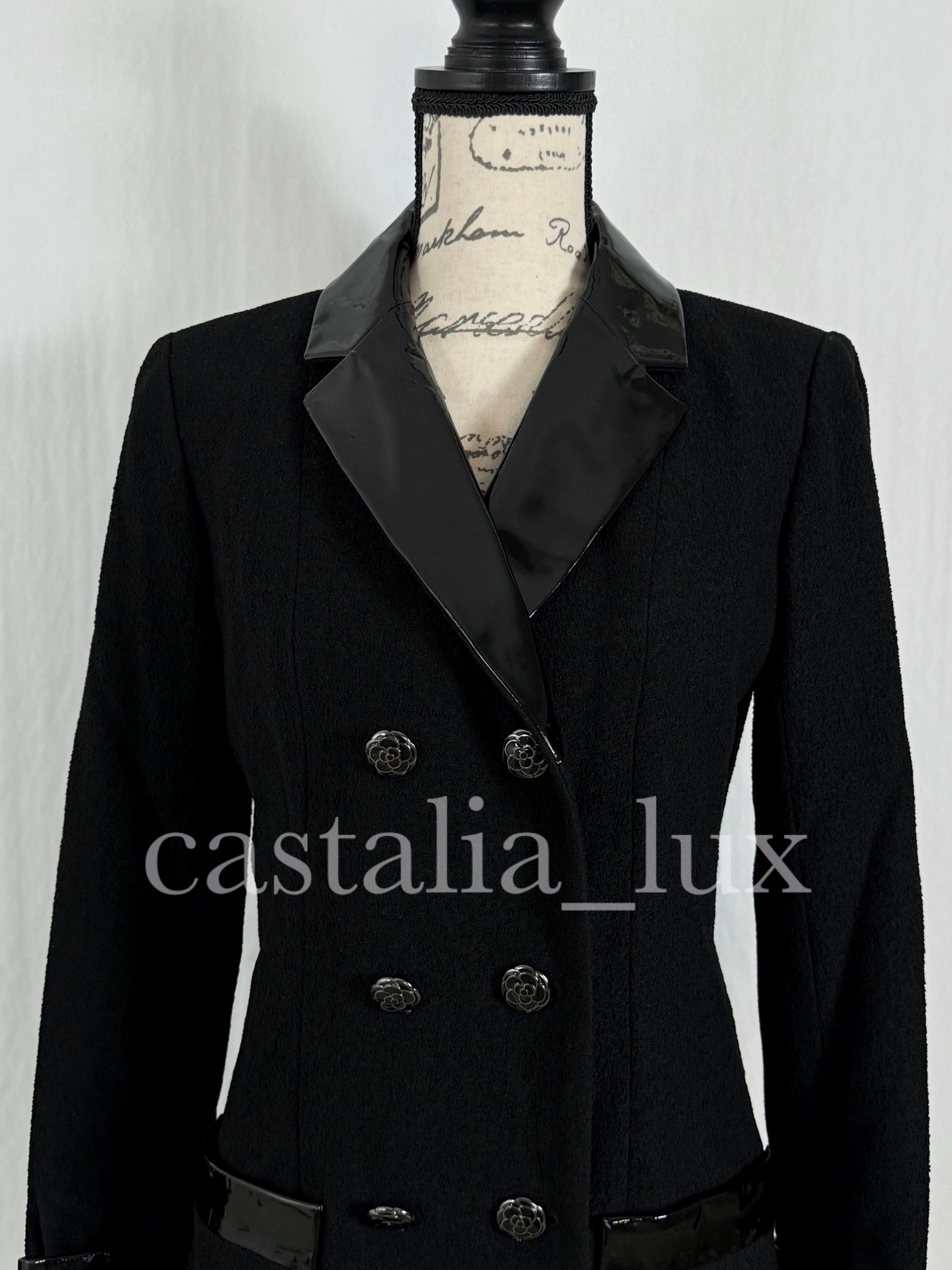 Chanel Coco Brasserie CC Camellias Black Tweed Jacket 5
