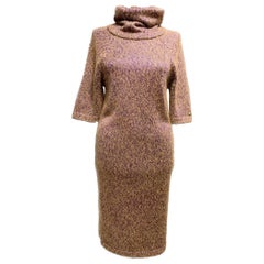 Chanel Coco Brasserie Silk Knit Dress