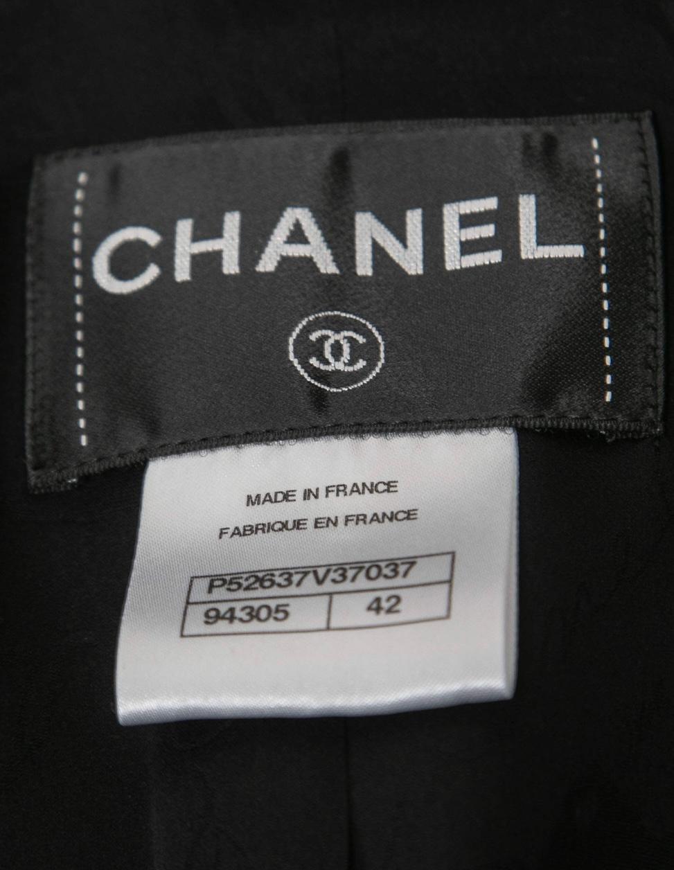Chanel Coco Brasserie Vogue Cover Black Tweed Jacket 6