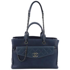 Chanel Coco Break Shopping Tote Caviar Large