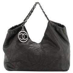 Chanel  Coco Cabas Distressed Caviar Large