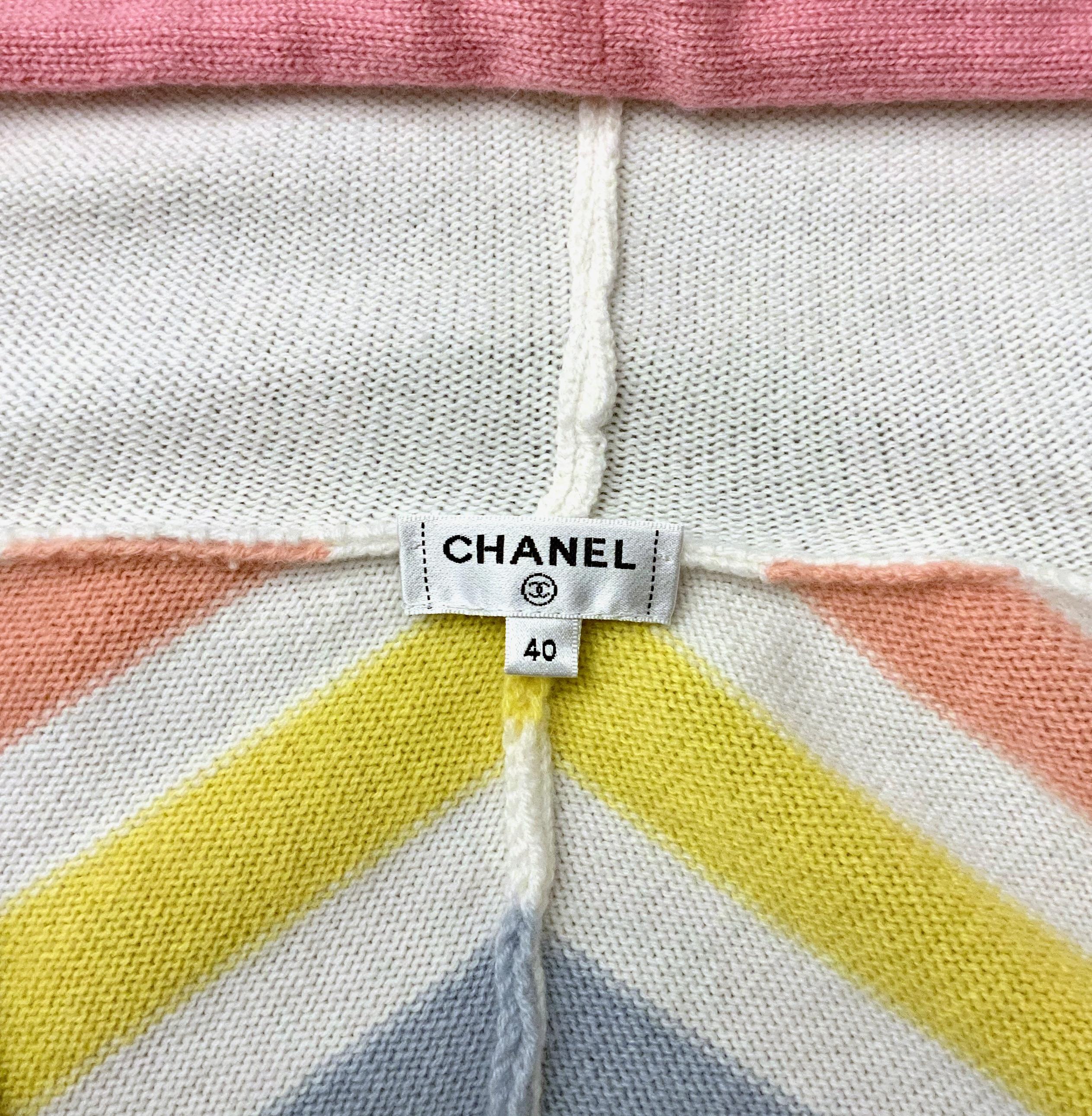 Chanel Coco Candy Cashmere Hoodie Sweater In Good Condition In Geneva, CH