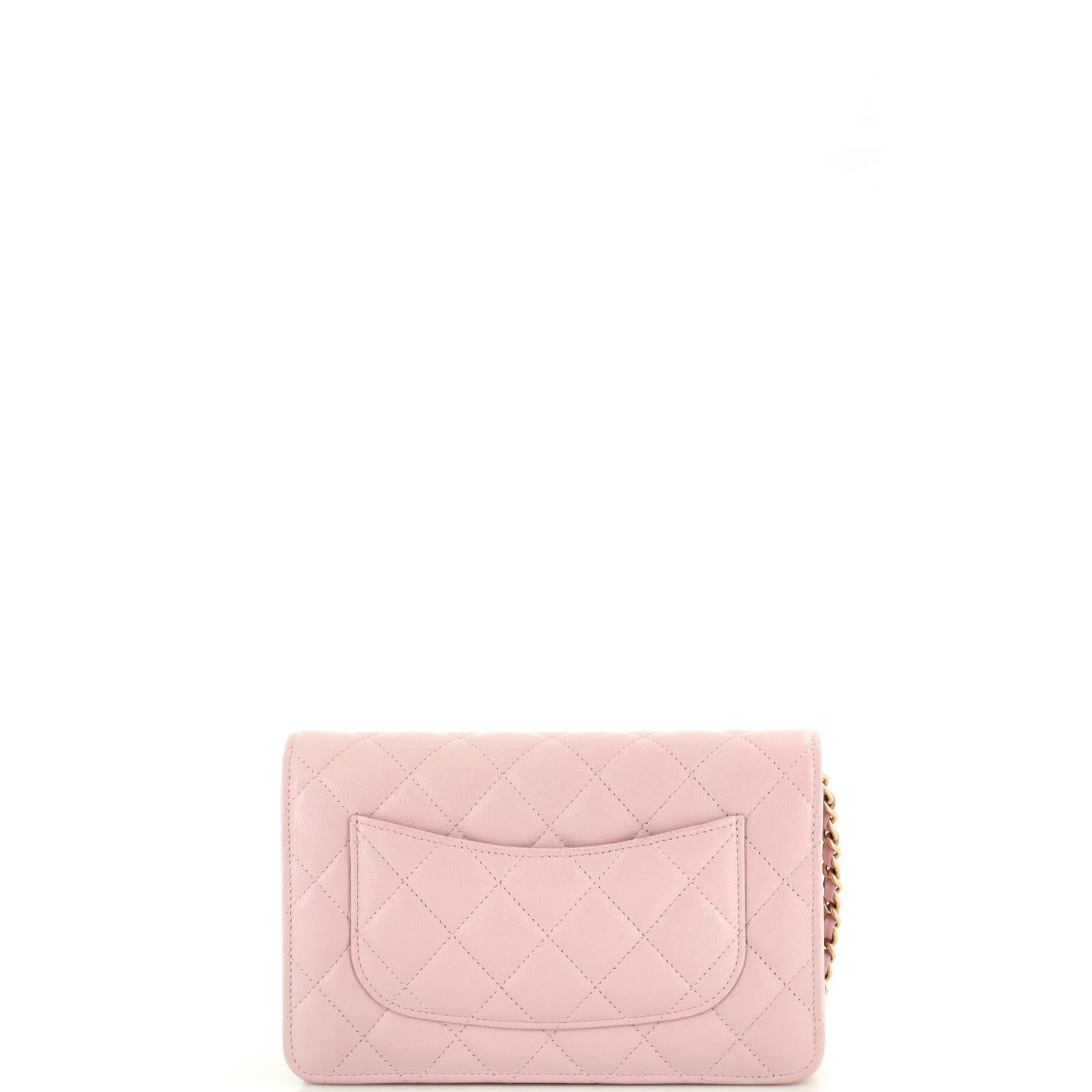 Women's Chanel  Coco Candy Wallet on Chain Quilted Caviar