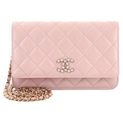 Chanel  Coco Candy Wallet on Chain Quilted Caviar