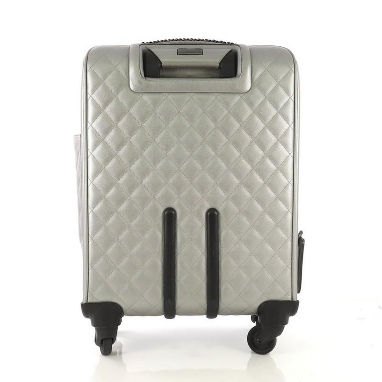 Chanel Coco Case Rolling Trolley Quilted Caviar at 1stDibs  chanel luggage  rolling trolley diamond quilted black, chanel carry on luggage with wheels, chanel  luggage trolley