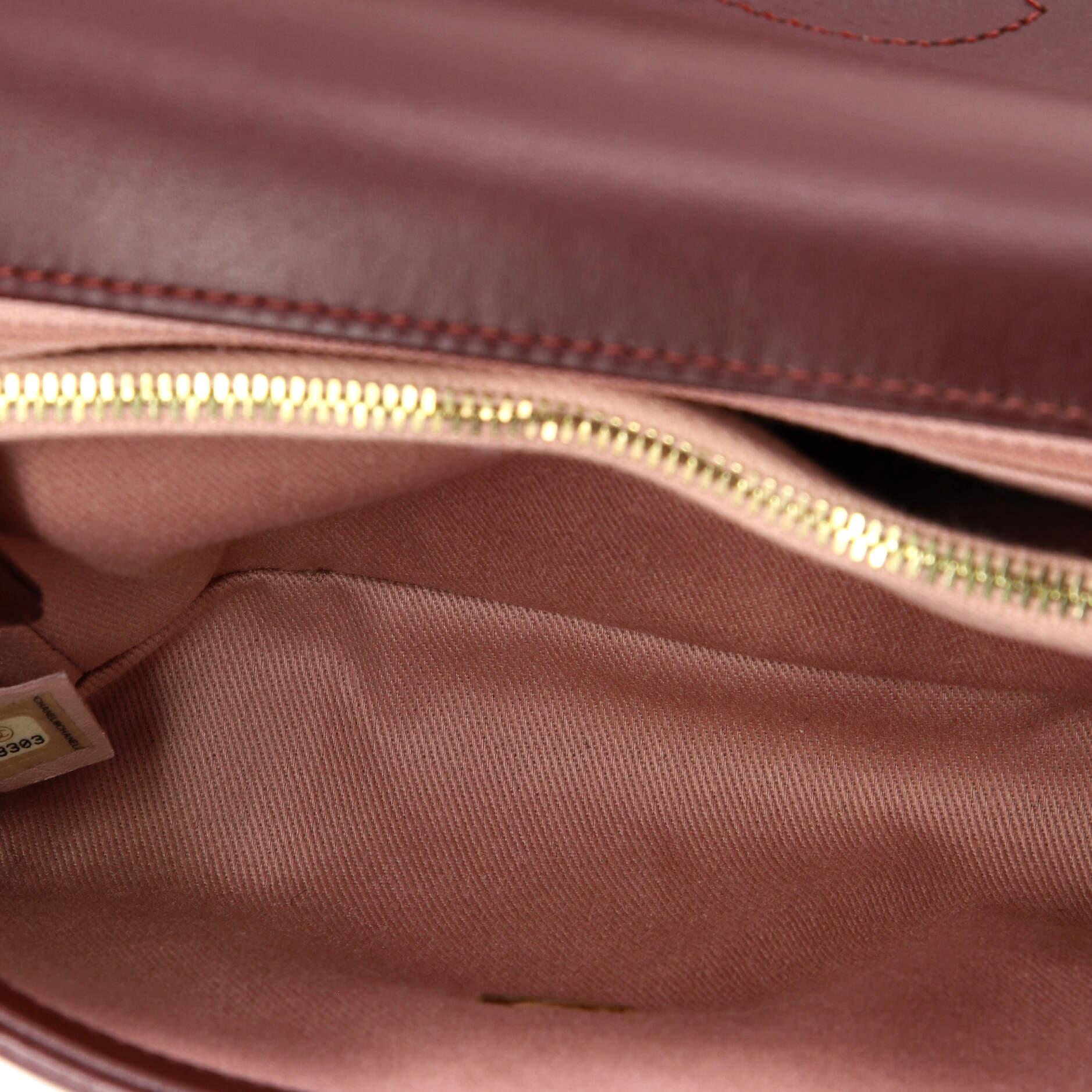 Chanel Coco Chevron Flap Bag Stitched Calfskin Small 2