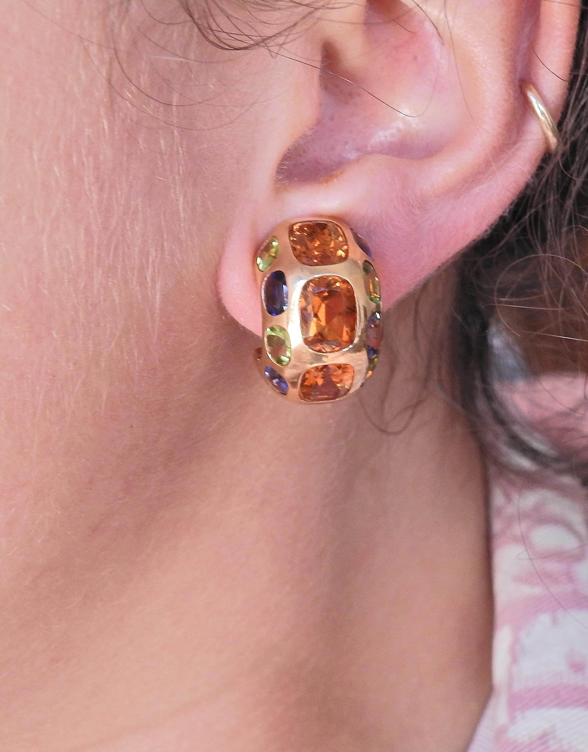 chanel coco earrings