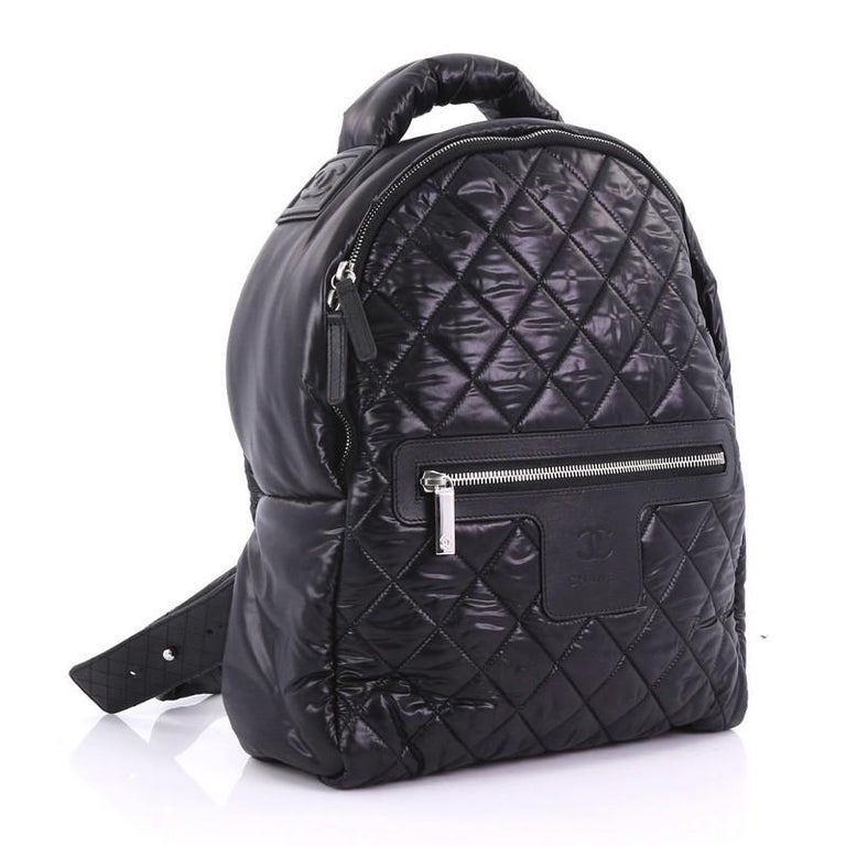 Chanel Coco Cocoon Backpack Quilted Nylon Large at 1stDibs  chanel cocoon  backpack, coco chanel backpack, chanel coco backpack