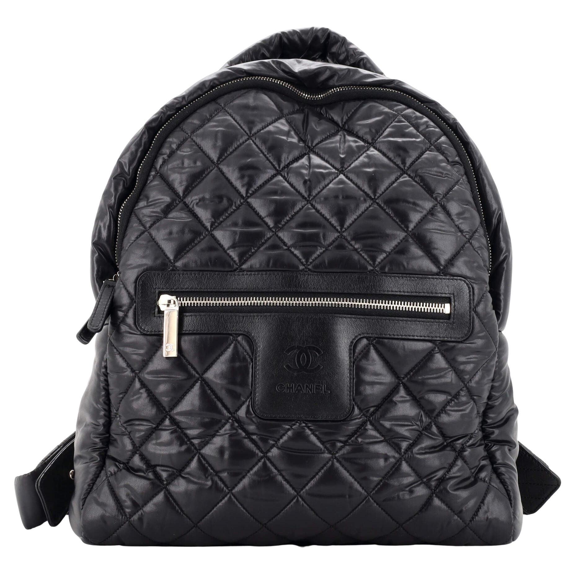 Chanel Blue Nylon Coco Neige Convertible Backpack Silver Hardware, 2021  Available For Immediate Sale At Sotheby's