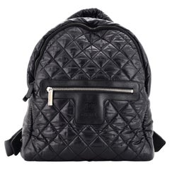 Chanel Multicolor Vertical Quilted Nylon Large Coco Neige Convertible  Backpack