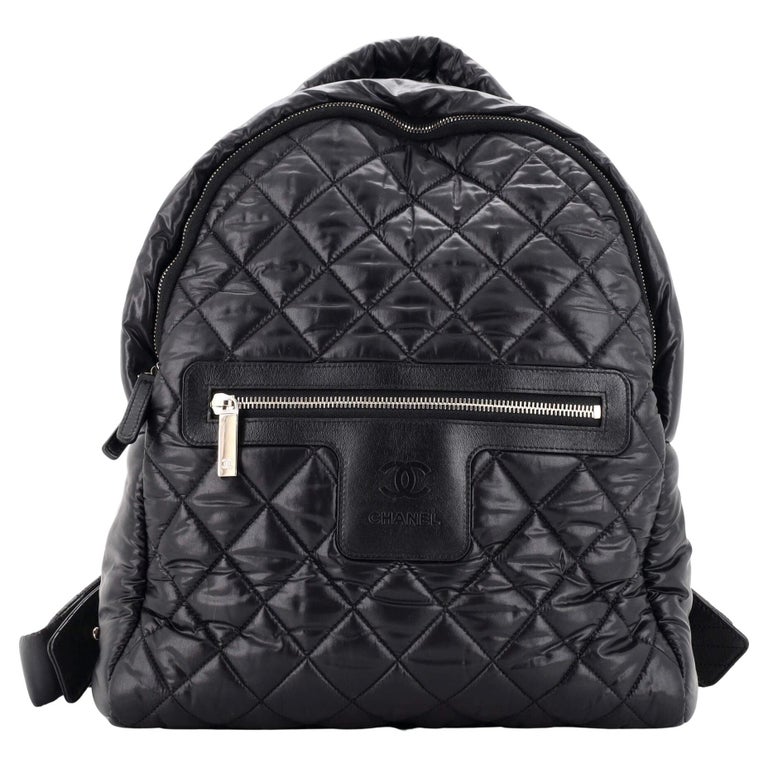 Chanel - Coco Cocoon Black Nylon Backpack
