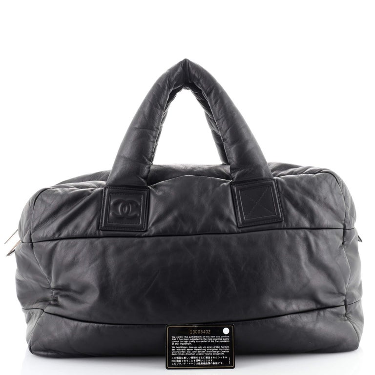 Chanel Coco Cocoon Bowling Bag Quilted Nylon Medium at 1stDibs