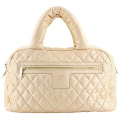 Chanel Coco Cocoon Bowling Bag Quilted Lambskin Large 