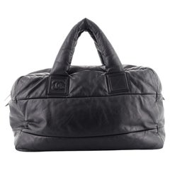 Chanel Coco Cocoon Bowling Bag Quilted Lambskin Large
