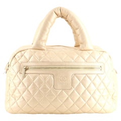 Chanel Coco Cocoon Bowling Bag Quilted Lambskin Medium