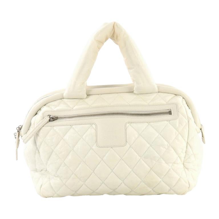 Chanel Coco Cocoon Bowling Bag Quilted Nylon Medium at 1stDibs