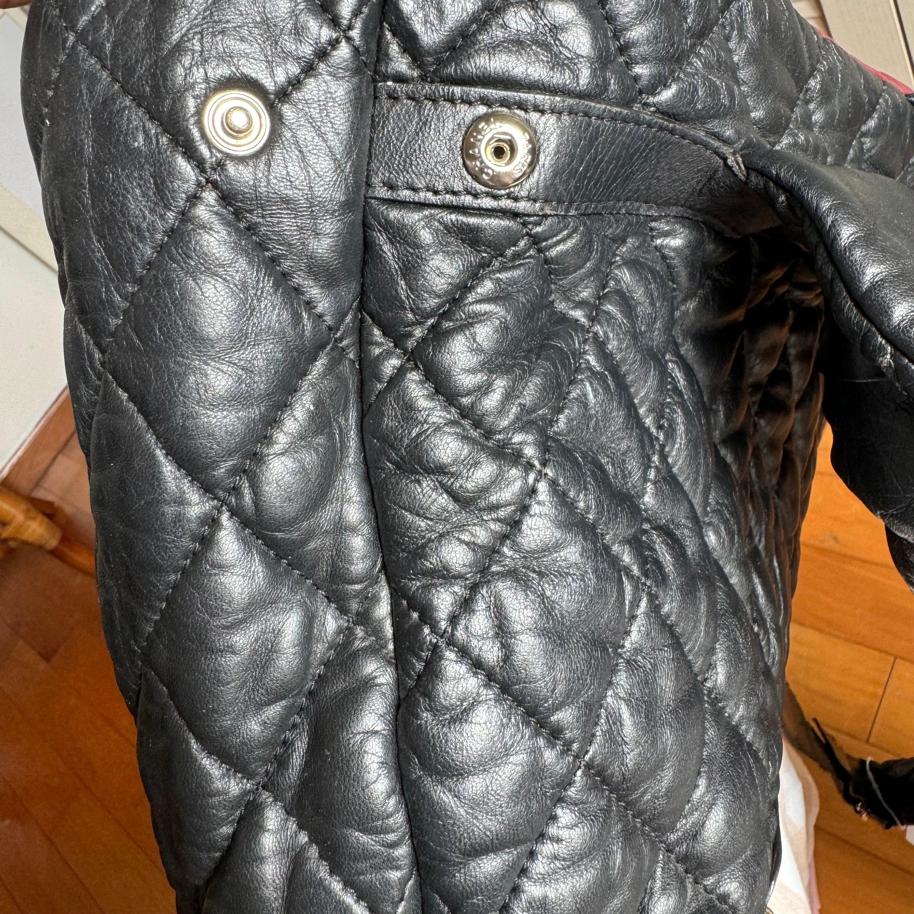 Chanel Coco Cocoon Flap Backpack Lambskin Leather Diamond Quilted Black, 2009 For Sale 11