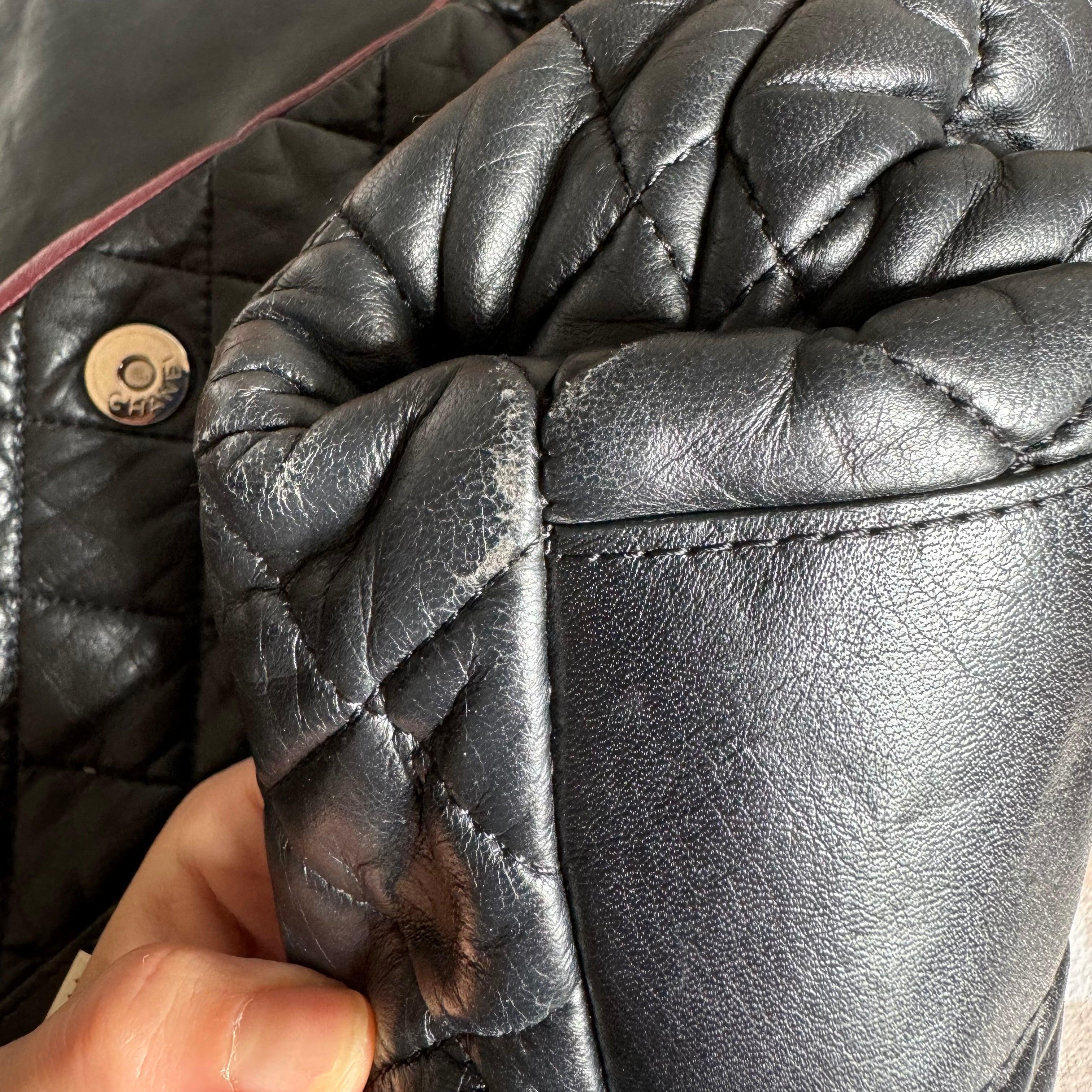 Chanel Coco Cocoon Flap Backpack Lambskin Leather Diamond Quilted Black, 2009 For Sale 2