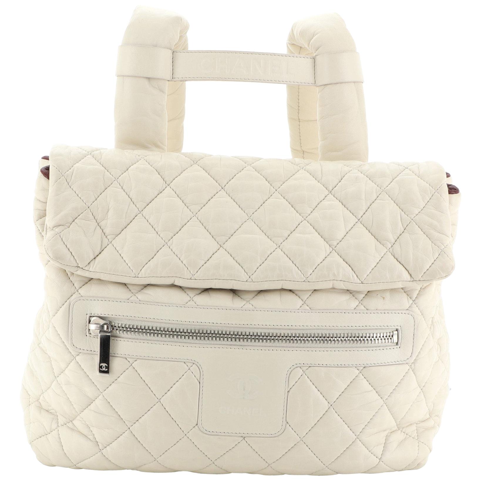 Chanel Coco Cocoon Flap Backpack Quilted Nylon