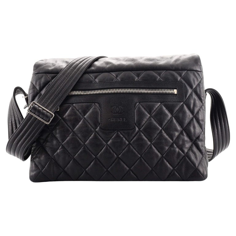 Chanel Coco Cocoon Messenger Bag Quilted Caviar Large at 1stDibs