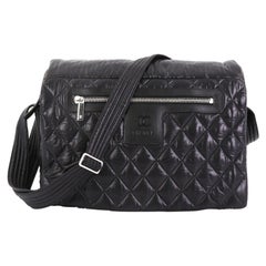 Chanel Coco Cocoon Messenger Bag Quilted Nylon Large
