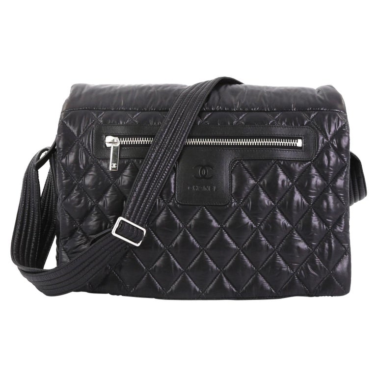 Chanel Coco Cocoon Messenger Bag Quilted Nylon Large at 1stDibs