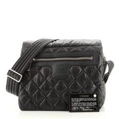 Sac Messenger Chanel Coco Cocoon en nylon matelassé Moyen