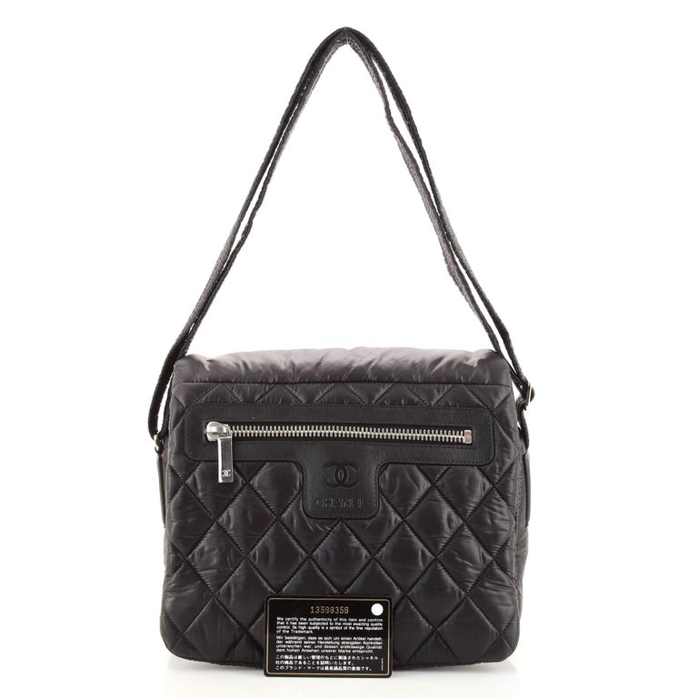 Chanel Coco Cocoon Messenger Bag Quilted Nylon Medium at 1stDibs