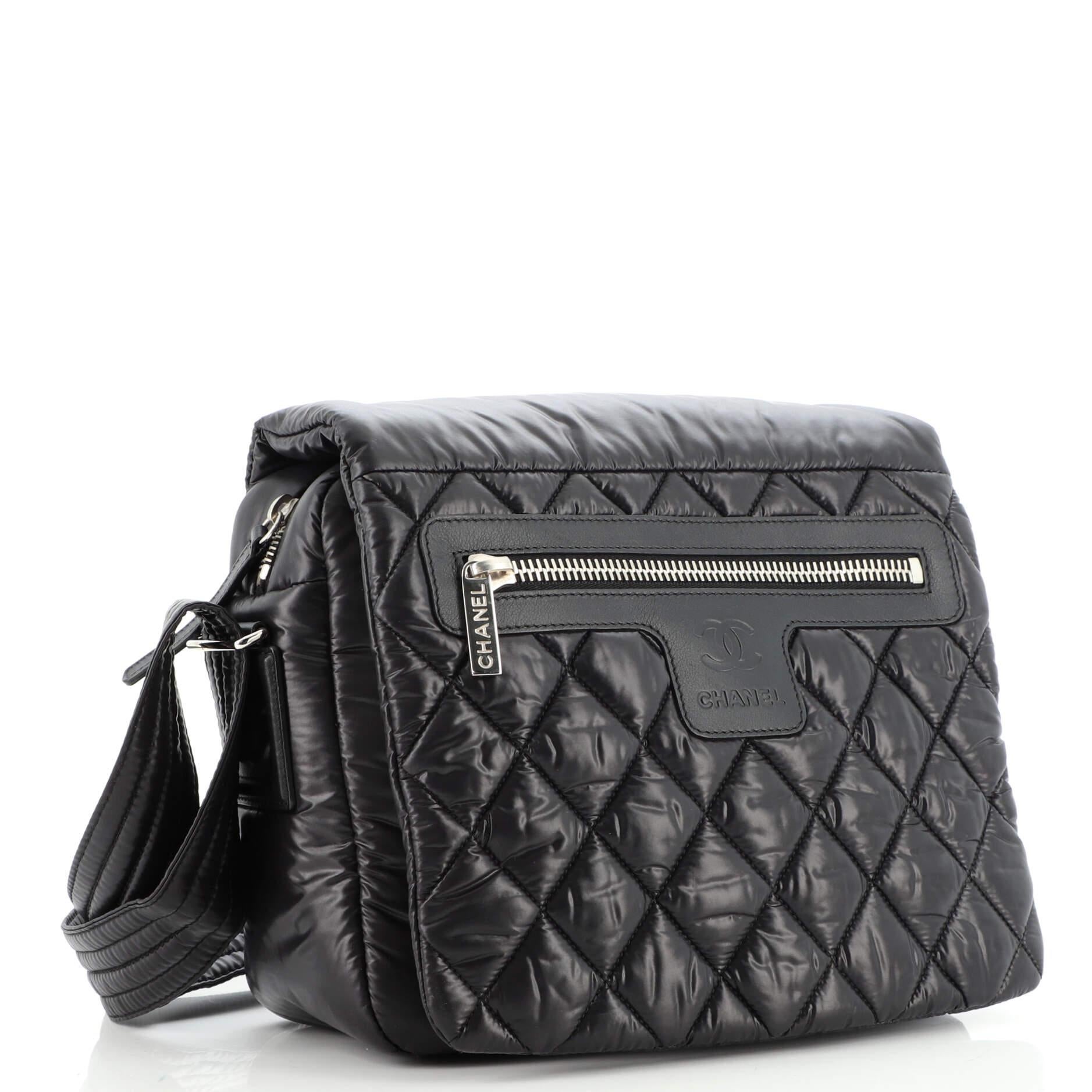 Chanel Coco Cocoon Messenger Bag Quilted Nylon Medium at 1stDibs